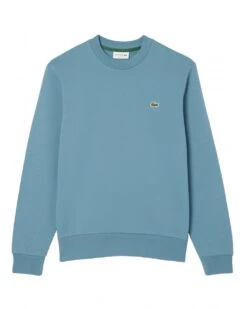 Lacoste Mens Fleece Sweatshirt Blue