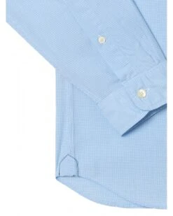 Lacoste Mens Gingham Small Check Poplin Shirt Blue/White 13 Lacoste Mens Gingham Small Check Poplin Shirt Blue/White -Repertoire Fashion Store lacoste mens gingham small check poplin shirt blue white p46289 311482 image