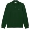 Lacoste Mens Long Sleeved Polo Shirt Pine Green -Repertoire Fashion Store lacoste mens long sleeved polo shirt pine green p46939 315999 image