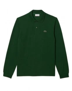 Lacoste Mens Long Sleeved Polo Shirt Pine Green