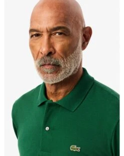Lacoste Mens Long Sleeved Polo Shirt Pine Green -Repertoire Fashion Store lacoste mens long sleeved polo shirt pine green p46939 316007 image