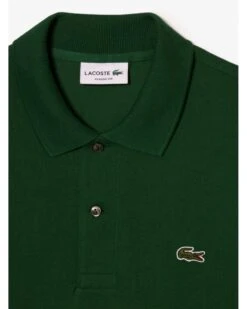 Lacoste Mens Long Sleeved Polo Shirt Pine Green -Repertoire Fashion Store lacoste mens long sleeved polo shirt pine green p46939 316019 image