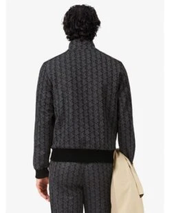 Lacoste Mens Paris 3D Zip Up Tracksuit Top Jacket Dark Grey/Black -Repertoire Fashion Store lacoste mens paris 3d zip up tracksuit top jacket dark grey black p46285 309836 image