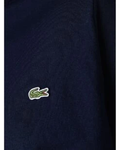 Lacoste Mens Small Croc Logo Pima T-Shirt Midnight Blue -Repertoire Fashion Store lacoste mens small croc logo pima t shirt midnight blue p45382 295461 image