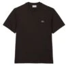 Lacoste Mens Small Croc Logo T-Shirt Black Brown