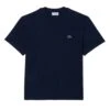 Lacoste Mens Small Croc Logo T-Shirt Midnight Blue