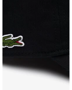 Lacoste Unisex Logo Cap Black -Repertoire Fashion Store lacoste unisex logo cap black p45406 295829 image