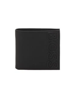 BOSS Mens Goodwin Black Emed Logo Wallet