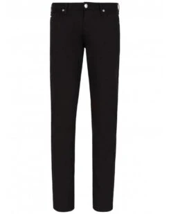 Mens J06 Slim Fit Stretch Gabardine Jeans Black