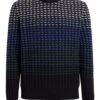 Missoni Mens Textured Stitch Pullover Jumper Blue -Repertoire Fashion Store missoni mens textured stitch pullover jumper blue p45750 301298 image