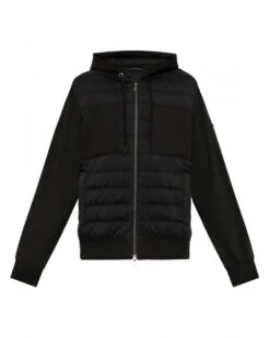 Moose Knuckles Mens Airdown Garnier Hybrid Jacket Black