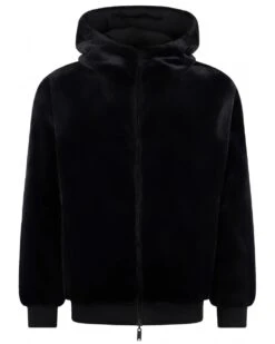 Moose Knuckles Mens Bunny Reversible Jacket Black