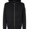 Moose Knuckles Mens Classic Bunny Hoodie Black