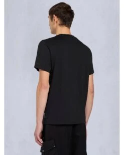 Moose Knuckles Mens Crescent Logo T-shirt Black -Repertoire Fashion Store moose knuckles mens crescent logo t shirt black p47018 319455 image