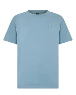 Moose Knuckles Mens Duluth T-Shirt Sea Blue