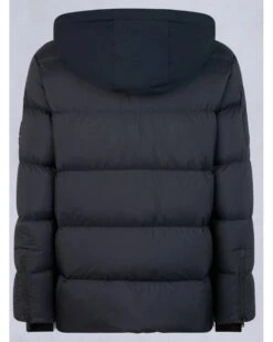 Moose Knuckles Mens Everest 3Q Hooded Puffer Jacket Black -Repertoire Fashion Store moose knuckles mens everest 3q hooded puffer jacket black p45445 294290 image