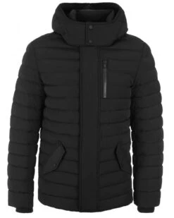 Moose Knuckles Mens Greystone Down Jacket Black