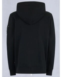 Moose Knuckles Mens Hartsfield Badge Hoodie Black -Repertoire Fashion Store moose knuckles mens hartsfield badge hoodie black p47020 317399 image