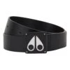 Moose Knuckles Mens Icon Belt Black/Silver -Repertoire Fashion Store moose knuckles mens icon belt black silver p46199 311596 image