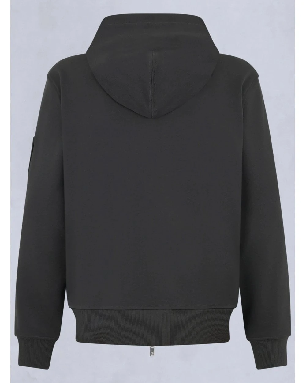 Moose Knuckles Moose Knuckle Mens Hartsfield Badge Hoodie Cement Grey 6 Moose Knuckles Moose Knuckle Mens Hartsfield Badge Hoodie Cement Grey - Image 6