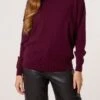 Plain Crew Neck Jumper(Wine Plain Crew Neck Jumper) 10 Plain Crew Neck Jumper(Wine Plain Crew Neck Jumper) -Repertoire Fashion Store nl258569 wine 40247