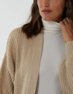 Edge To Edge Knitted Long Cardigan(Edge To Edge Knitted Long Cardigan 4) -Repertoire Fashion Store nv1246 stone 3 1