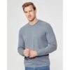 Paige Jeans Mens Jaxton Crewneck Sweatshirt, Vintage Riverstone Jumper -Repertoire Fashion Store paige jeans mens jaxton crewneck sweatshirt vintage riverstone jumper p43325 260635 image