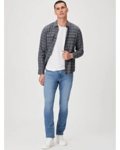 Paige Jeans Mens Lennox Jean Bayson Light Whisker -Repertoire Fashion Store paige jeans mens lennox jean bayson light whisker p45020 291273 image