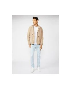 Paige Jeans Mens Lyons Windbreaker Jacket Beige Ash -Repertoire Fashion Store paige jeans mens lyons windbreaker jacket beige ash p44292 277513 image