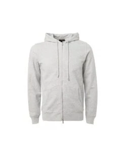 Paige Jeans Mens Ruder Zip Hoodie Heather Overcast