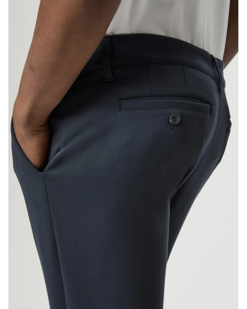 Paige Jeans Mens Stafford Slim Fit Trousers Deep Anchor Navy 4 Paige Jeans Mens Stafford Slim Fit Trousers Deep Anchor Navy - Image 4