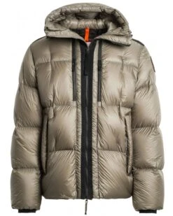 Parajumpers Mens Diram Hooded Puffer Jacket Nowhere Khaki Green