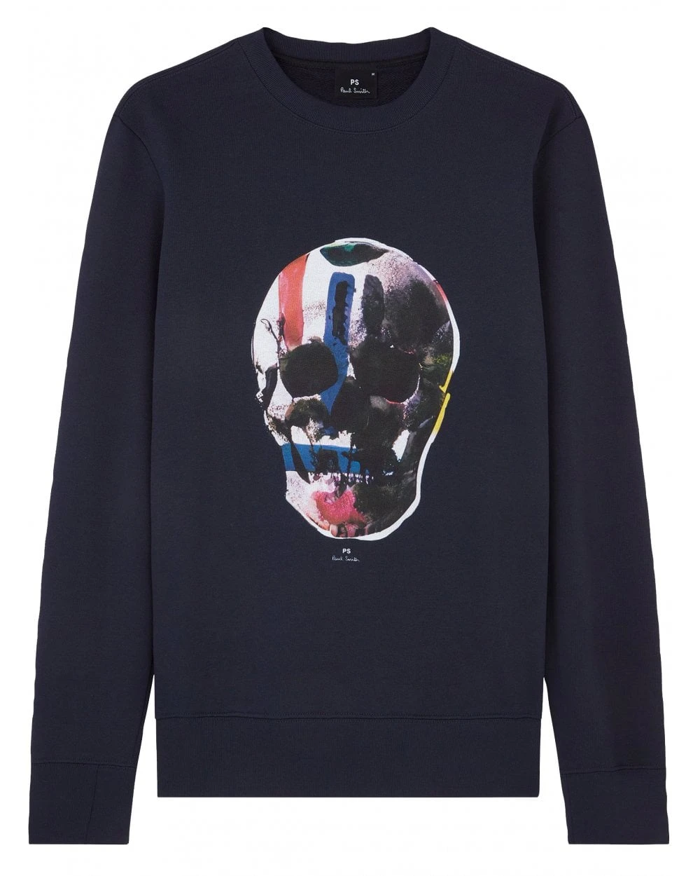 Paul Smith Mens Anarchy Skull Sweatshirt Navy 1 Paul Smith Mens Anarchy Skull Sweatshirt Navy