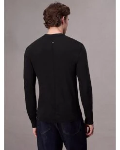 Rag & Bone Mens Classic Flame Henley T-Shirt Jet Black -Repertoire Fashion Store rag bone mens classic flame henley t shirt jet black p45892 306406 image