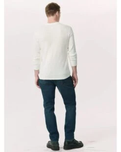 Rag & Bone Mens Classic Flame Henley T-Shirt White -Repertoire Fashion Store rag bone mens classic flame henley t shirt white p46229 309909 image