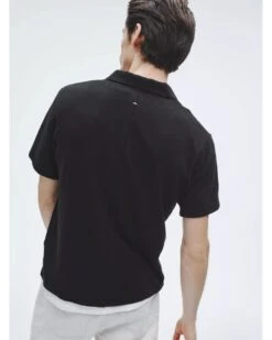 Rag & Bone Mens Classic Flame Polo Shirt Black -Repertoire Fashion Store rag bone mens classic flame polo shirt black p47175 319442 image