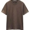 Rag & Bone Mens Classic Flame Slub T-Shirt Stonewall Brown -Repertoire Fashion Store rag bone mens classic flame slub t shirt stonewall brown p47167 319299 image