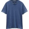 Rag & Bone Mens Classic Flame Slub T-Shirt Worn Indigo Deep Blue -Repertoire Fashion Store rag bone mens classic flame slub t shirt worn indigo deep blue p47168 319323 image