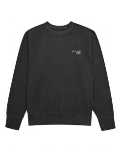 Rag & Bone Mens Damon Logo Sweatshirt Black