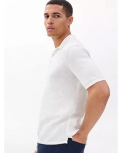 Rag & Bone Mens Harvey Knit Polo Shirt Ivory White 8 Rag & Bone Mens Harvey Knit Polo Shirt Ivory White -Repertoire Fashion Store rag bone mens harvey knit polo shirt ivory white p47172 319348 image