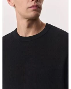 Rag & Bone Mens Harvey Knit T-Shirt Black -Repertoire Fashion Store rag bone mens harvey knit t shirt black p46233 309970 image