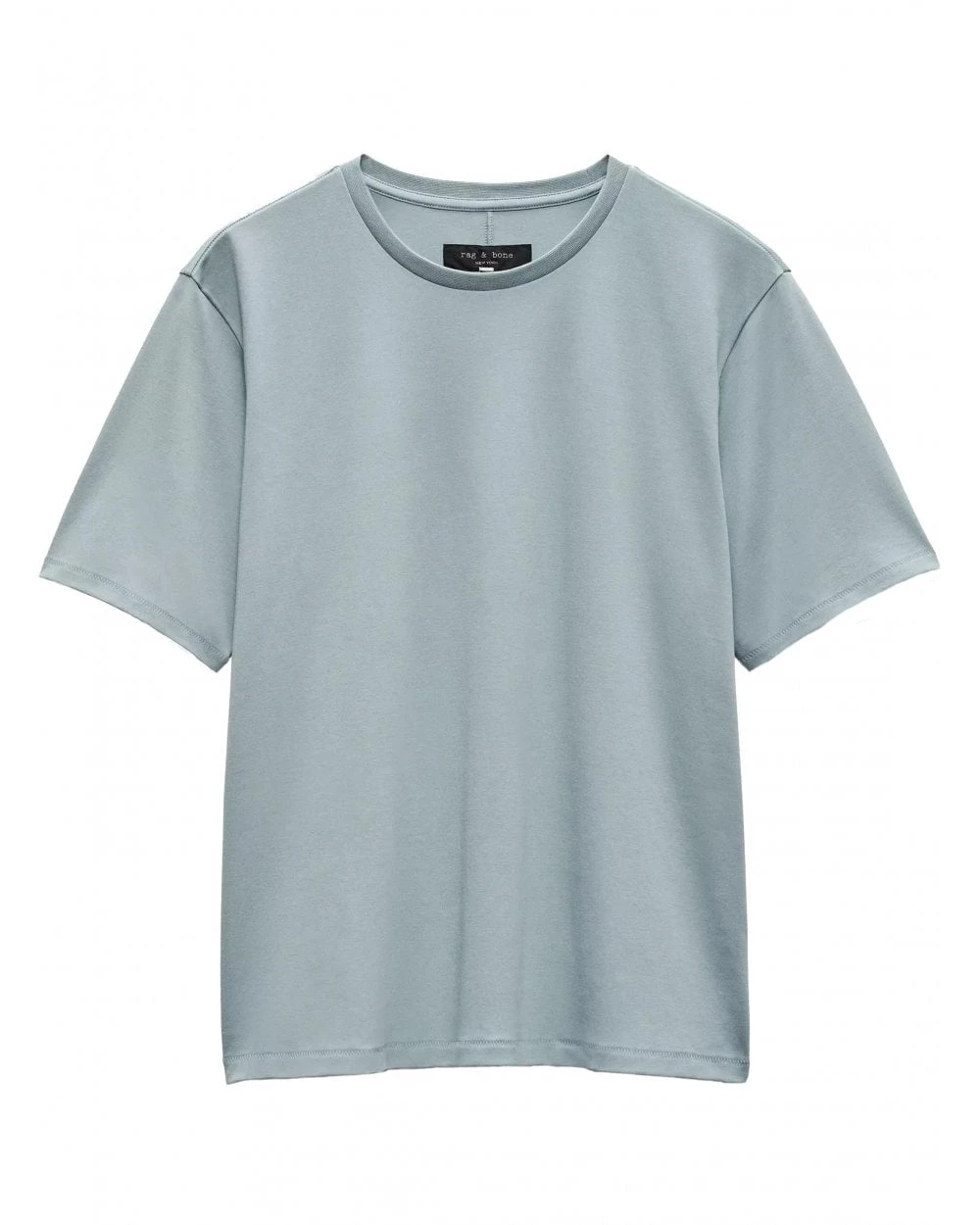 Rag & Bone Mens Pure Pima T-Shirt Stone Blue 1 Rag & Bone Mens Pure Pima T-Shirt Stone Blue