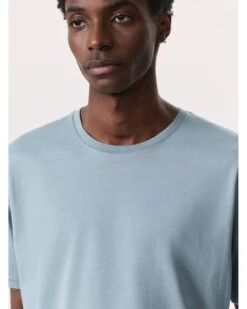 Rag & Bone Mens Pure Pima T-Shirt Stone Blue 9 Rag & Bone Mens Pure Pima T-Shirt Stone Blue -Repertoire Fashion Store rag bone mens pure pima t shirt stone blue p46230 309925 image