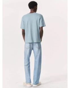 Rag & Bone Mens Pure Pima T-Shirt Stone Blue 11 Rag & Bone Mens Pure Pima T-Shirt Stone Blue -Repertoire Fashion Store rag bone mens pure pima t shirt stone blue p46230 309933 image