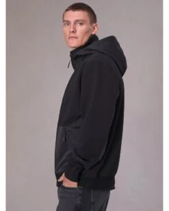 Rag & Bone Mens Pursuit Ponte Hoodie Black -Repertoire Fashion Store rag bone mens pursuit ponte hoodie black p45380 300954 image