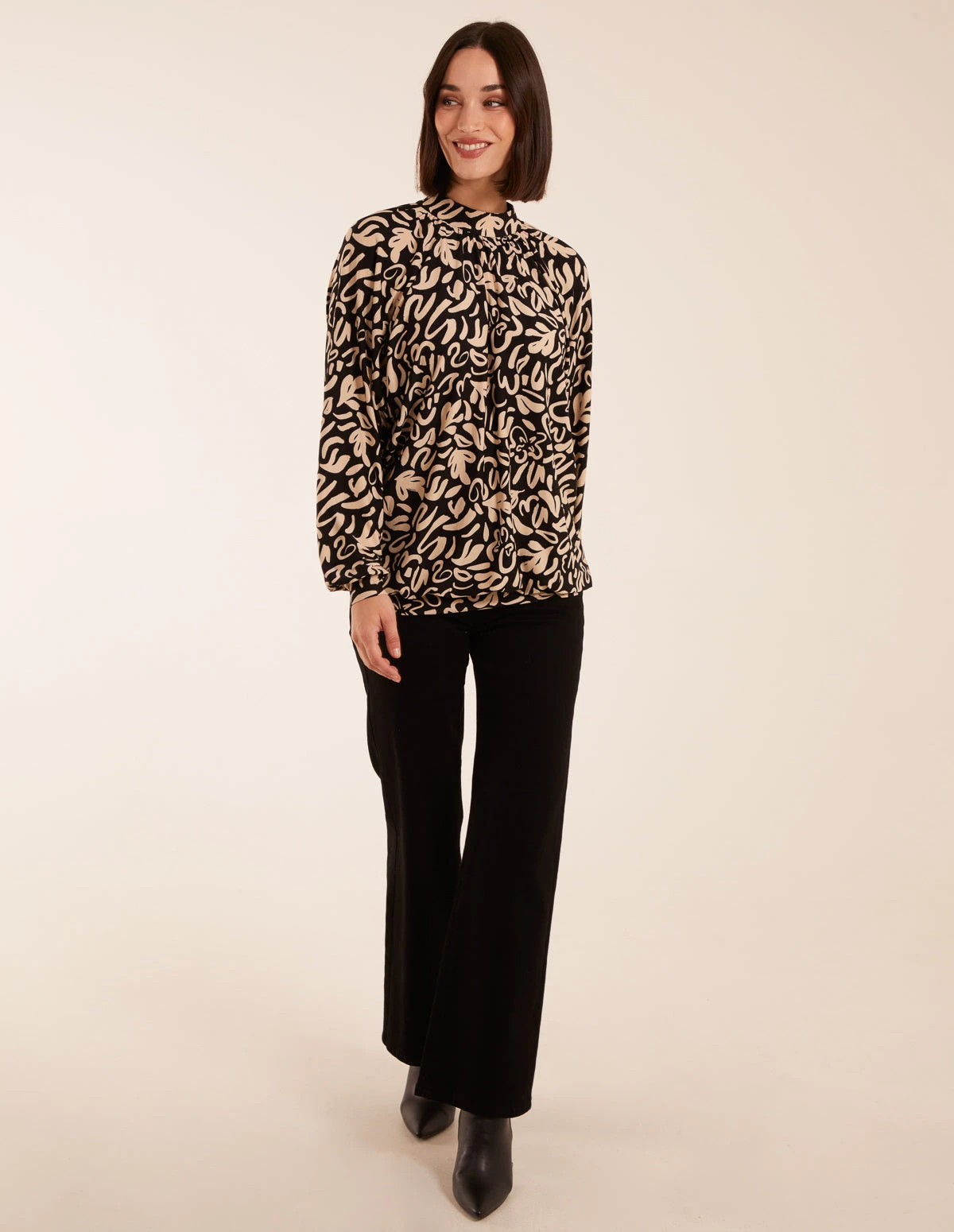 High Neck Batwing Top 2 High Neck Batwing Top - Image 2