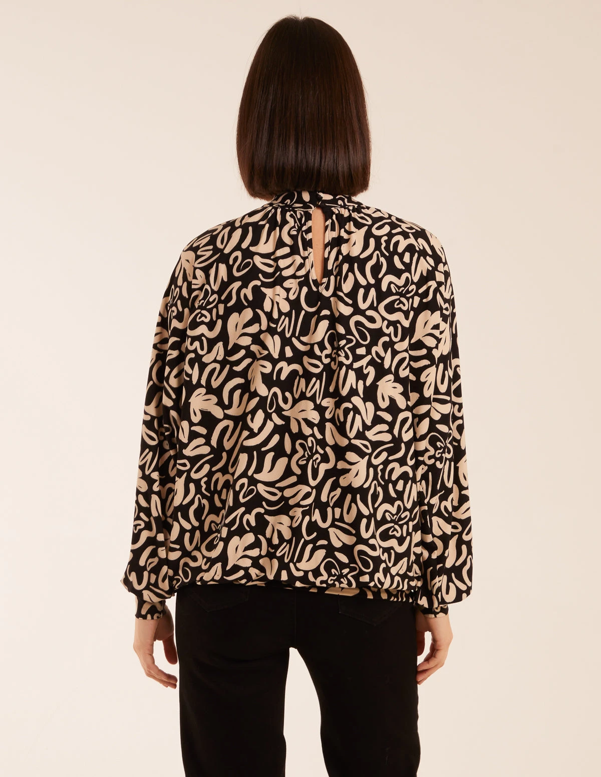 High Neck Batwing Top 4 High Neck Batwing Top - Image 4