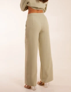 Wide Leg Suit Trousers -Repertoire Fashion Store ss24149 SAGE 20