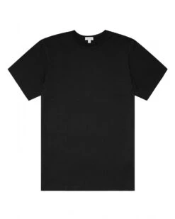 Sunspel Mens Classic T-Shirt Black