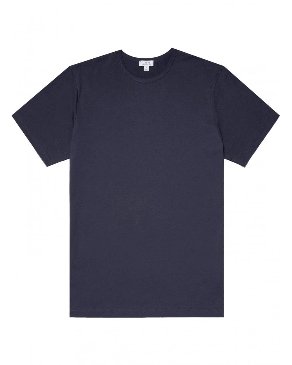 Sunspel Mens Classic T-Shirt Navy 1 Sunspel Mens Classic T-Shirt Navy